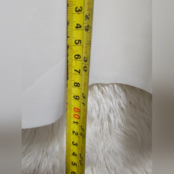 White Scuba Material dress - Picture 5 of 10